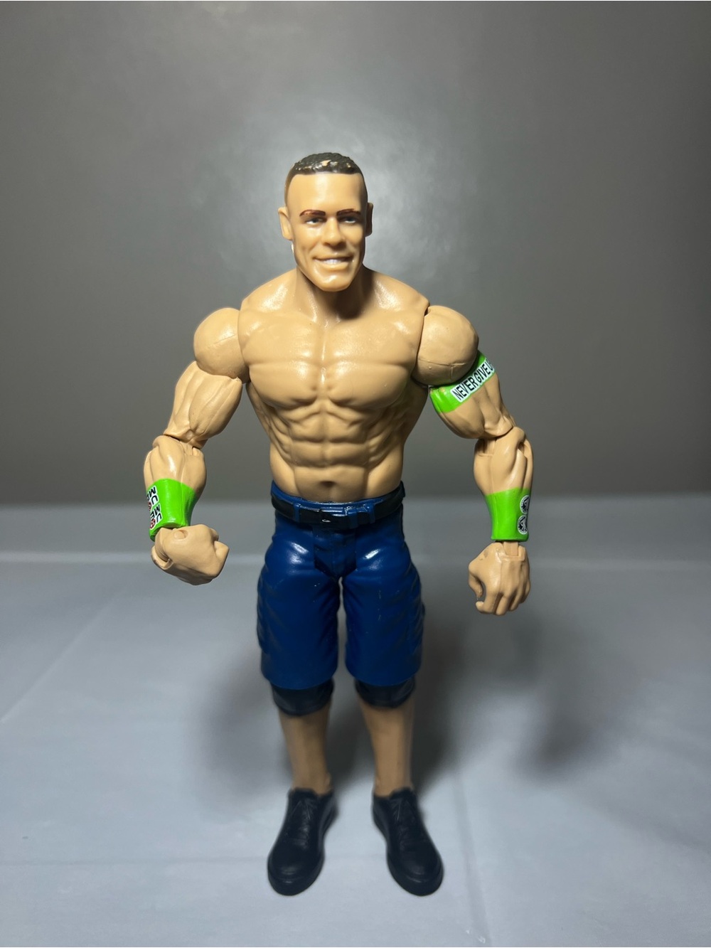 WWE Mattel John Cena Action Figure Green Armbands